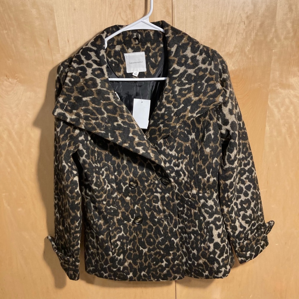 Double Breasted Peacoat THREAD & SUPPLY NWT